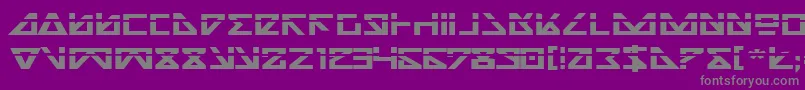 Nickbel-Schriftart – Graue Schriften auf violettem Hintergrund