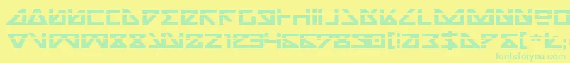 fuente Nickbel – Fuentes Verdes Sobre Fondo Amarillo