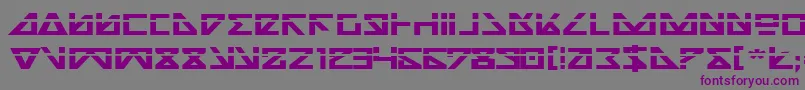 Nickbel Font – Purple Fonts on Gray Background
