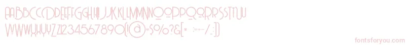 Billionairemediumgrunge Font – Pink Fonts on White Background