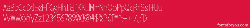 fuente SexCandy – Fuentes Rosadas Sobre Fondo Rojo