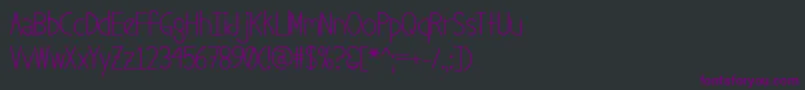 SexCandy Font – Purple Fonts on Black Background