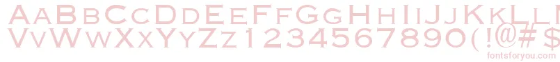 Czcionka EngraverLight – różowe czcionki