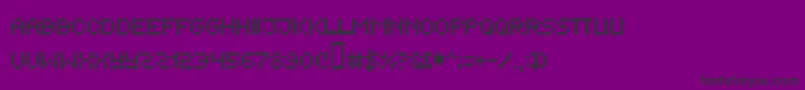 フォントFlytningar – 紫の背景に黒い文字