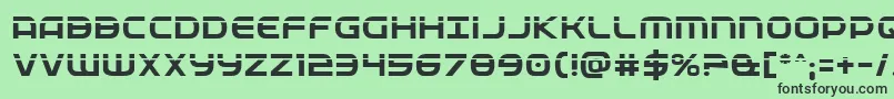 Fedservicelaser Font – Black Fonts on Green Background