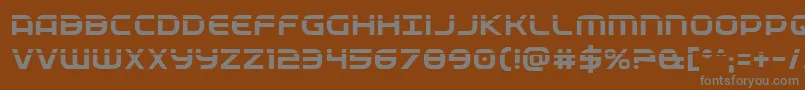 Fedservicelaser Font – Gray Fonts on Brown Background
