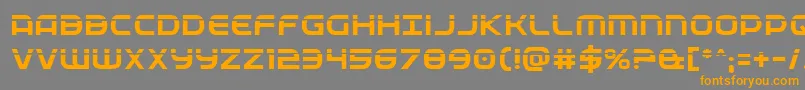 Fedservicelaser Font – Orange Fonts on Gray Background