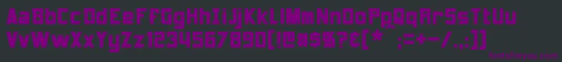 Armorhide Font – Purple Fonts on Black Background