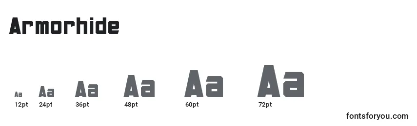 Armorhide Font Sizes