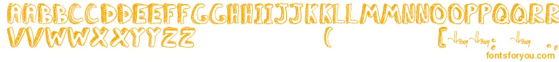 Шрифт ClassboreddomJl – оранжевые шрифты