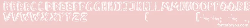 ClassboreddomJl Font – White Fonts on Pink Background