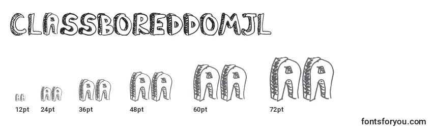 ClassboreddomJl Font Sizes
