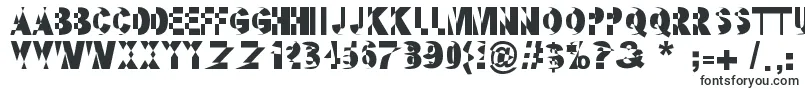 Шрифт Kandinsky – шрифты с обводкой