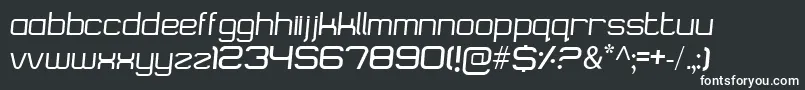 Logostile Font – White Fonts on Black Background