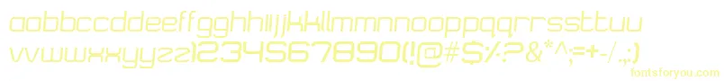 Logostile Font – Yellow Fonts on White Background