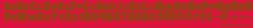 En savoir plus sur la police SumkinFreetypeMrfrukta2010 Police SumkinFreetypeMrfrukta2010 – polices brunes sur fond rouge