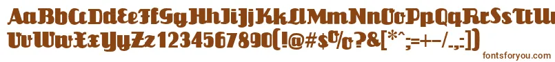 LouisianneBlack Font – Brown Fonts on White Background