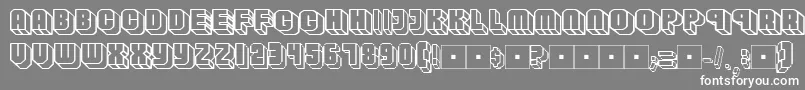 More about Habbofont Font Habbofont Font – White Fonts on Gray Background