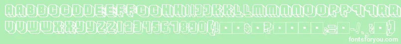 More about Habbofont Font Habbofont Font – White Fonts on Green Background
