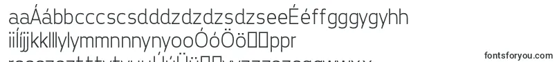 TepenoSansLight-fontti – unkarilaiset fontit
