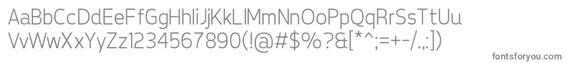 TepenoSansLight Font – Gray Fonts