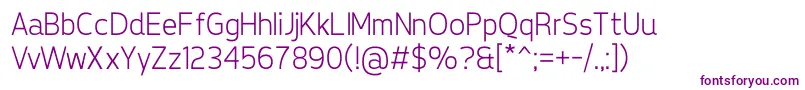 TepenoSansLight Font – Purple Fonts