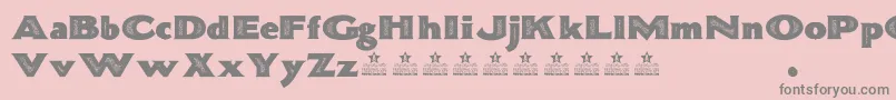 BonnevilleCoPersonalUse Font – Gray Fonts on Pink Background