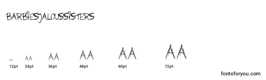 Barbiesjaloussisters Font Sizes