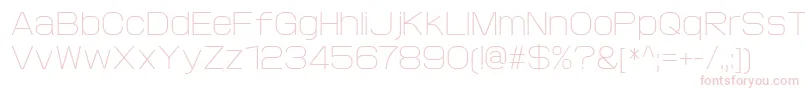 ProtofetLight Font – Pink Fonts on White Background