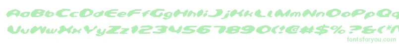 Detonv2i Font – Green Fonts on White Background