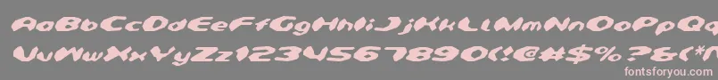 Detonv2i Font – Pink Fonts on Gray Background