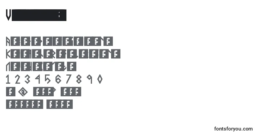 Czcionka VikingMiddleRunesBold – alfabet, cyfry, specjalne znaki