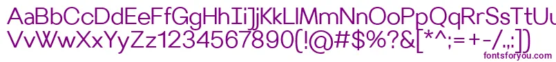 VilleraySemilight Font – Purple Fonts on White Background