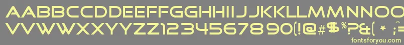 Goodtime Font – Yellow Fonts on Gray Background