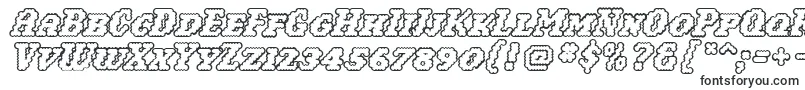 Шрифт Woollyoutline – крутые шрифты