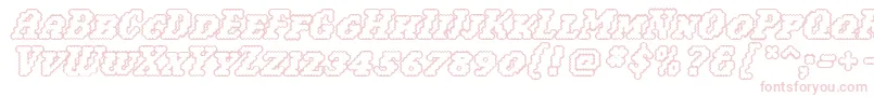 Woollyoutline Font – Pink Fonts
