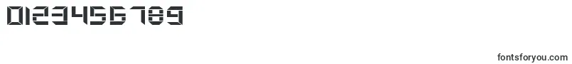 ModuldamaRegular-Schriftart – Schriften für Zahlen und Nummern