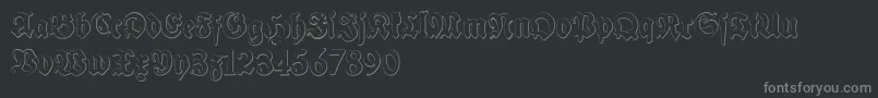 fuente SchneidlerHalbFetteBeveledFree – Fuentes Grises Sobre Fondo Negro