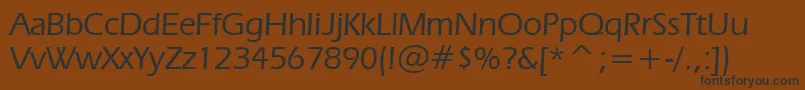 ErasMediumBt Font – Black Fonts on Brown Background
