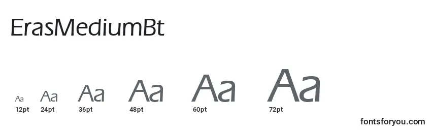 ErasMediumBt Font Sizes