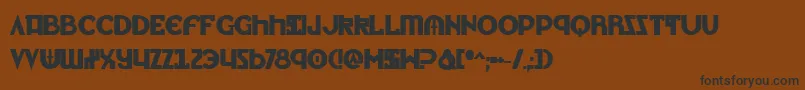 LionheartBold Font – Black Fonts on Brown Background