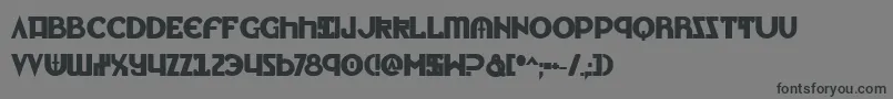 LionheartBold Font – Black Fonts on Gray Background