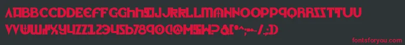 LionheartBold Font – Red Fonts on Black Background