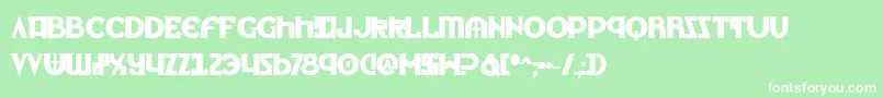 LionheartBold Font – White Fonts on Green Background