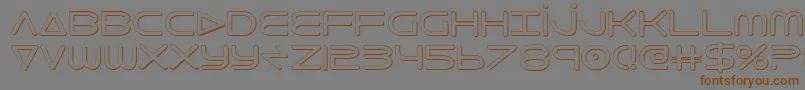 8thelement3D Font – Brown Fonts on Gray Background