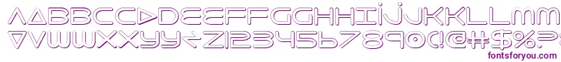 8thelement3D Font – Purple Fonts on White Background