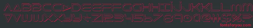 8thelement3D Font – Red Fonts on Black Background