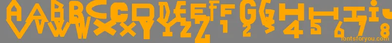 Lisätietoja Ranyjulek-fontista Ranyjulek-fontti – oranssit fontit harmaalla taustalla