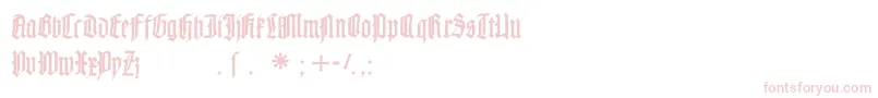 Mouseliturgicsketches Font – Pink Fonts on White Background