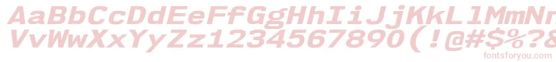 Nk57MonospaceExEbIt Font – Pink Fonts